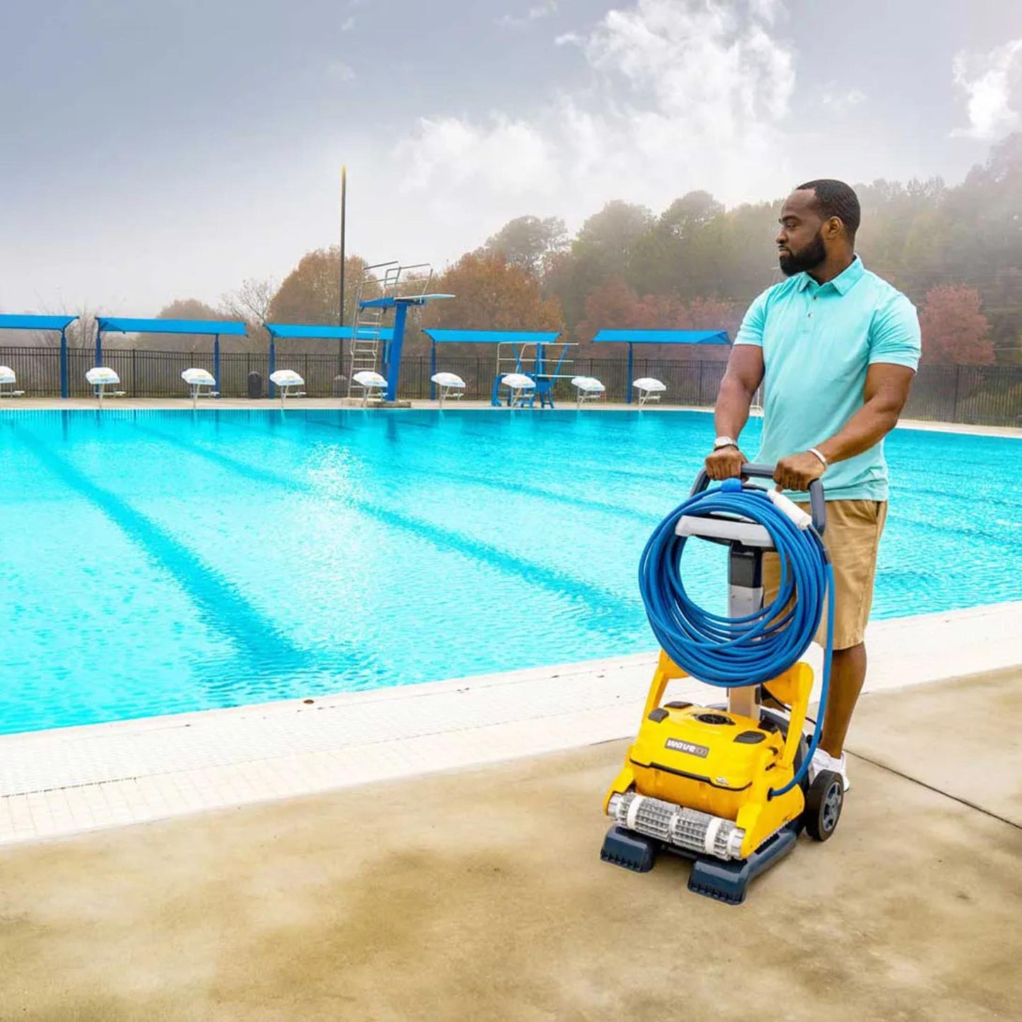 Maytronics Wave 100 Robotic In-Ground Commercial Pool Cleaner