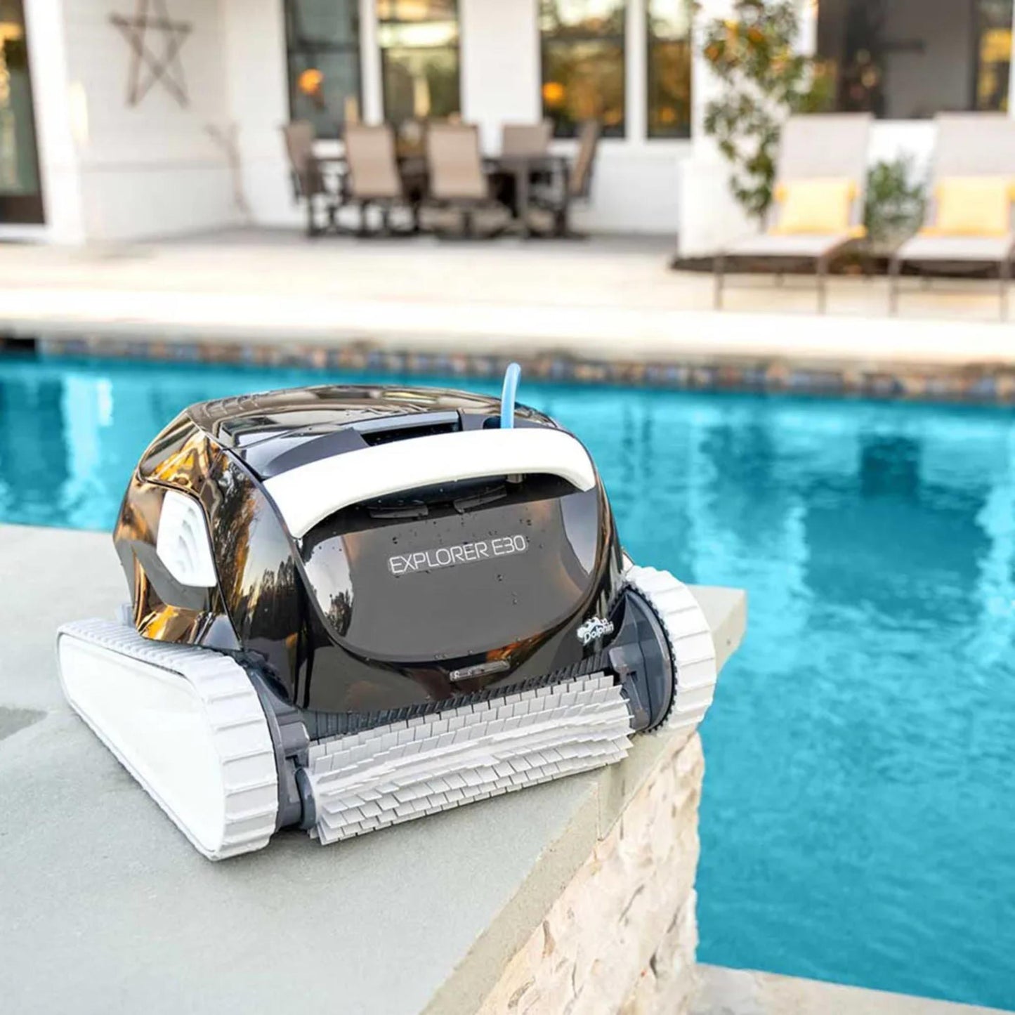 Maytronics Dolphin Explorer E30 Robotic In-Ground Pool Cleaner w/ Wi-Fi