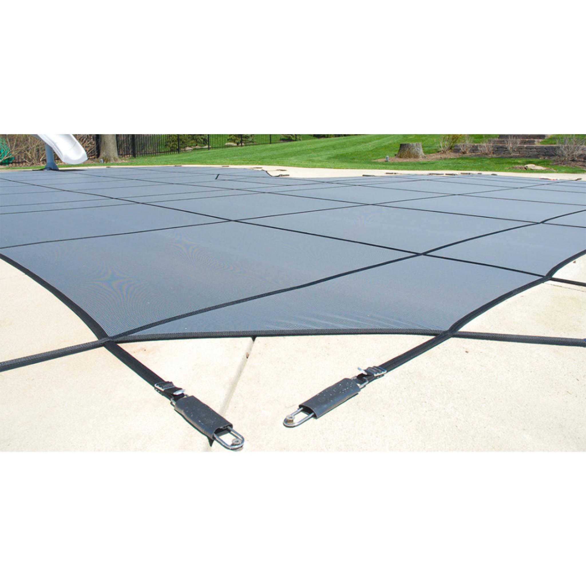 GLI ProMesh Swimming Pool Rectangle Safety Cover with Security Anchors - Thumbnail 4