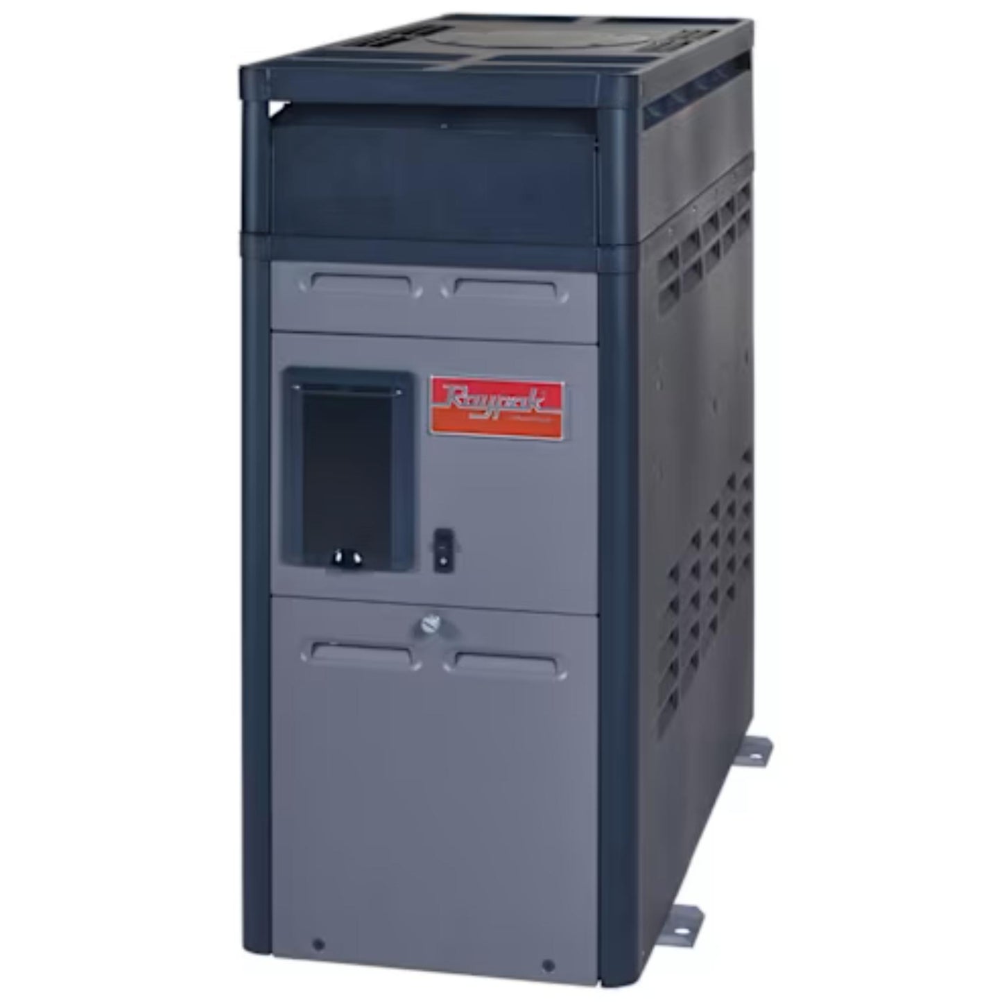 Raypak P-R156A-EN-C Digital Natural Gas Heater, 150K BTU, 120V, Polymer Headers, Electronic Ignition, Copper Exchanger, 100 lbs