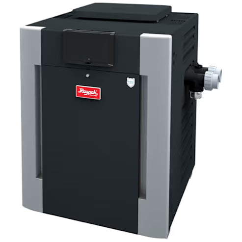 Raypak P-R206A-EN-X #51 Digital Natural Gas Heater, 180K BTU, Cupro-Nickel Exchanger, 200 lbs, ProTek Shield Module