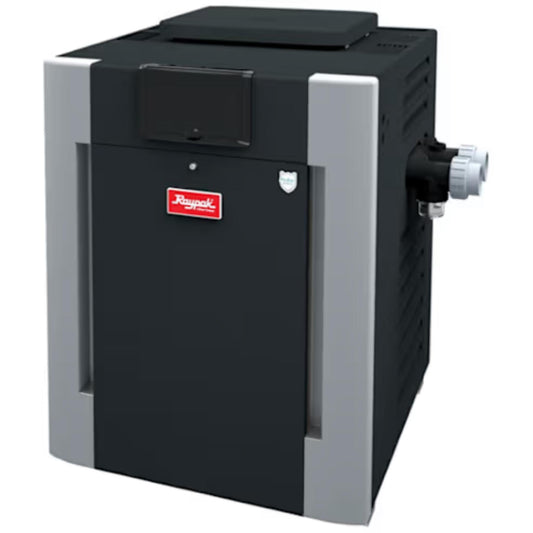 Raypak P-R336A-EN-X #51 Digital Natural Gas Heater, 300K BTU, Cupro-Nickel Exchanger, 240 lbs, ProTek Shield Module
