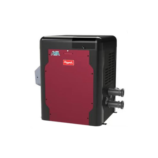 Raypak P-R264A-EP-C Low NOx Avia Propane Gas Heater, 264K BTU, Polymer Headers, Copper Exchanger, 135 lbs, 3/4” NPT, 2” Buttress, Built-in Wi-Fi