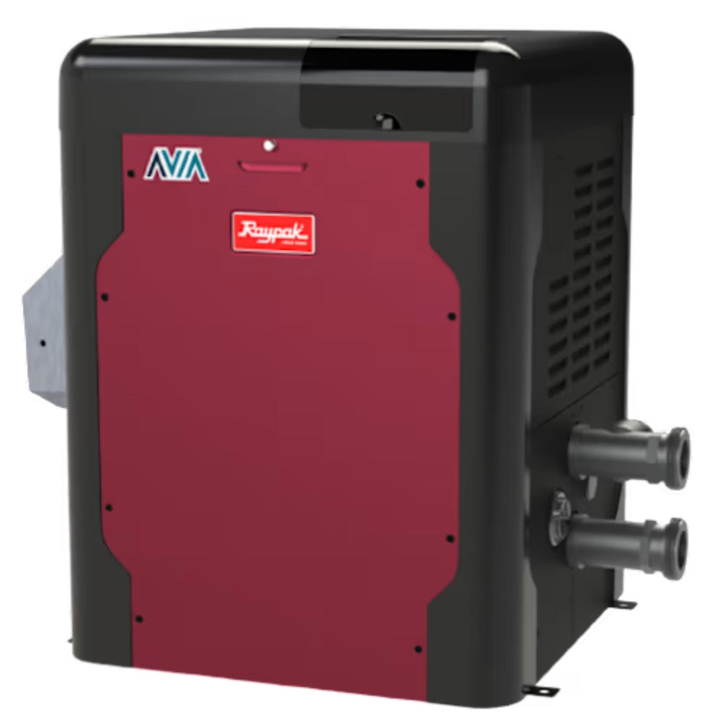 Raypak P-R404A-EP-C Low NOx Avia Propane Gas Heater, 399K BTU, Polymer Headers, Copper Exchanger, 135 lbs, 3/4” NPT, 2” Buttress, Built-in Wi-Fi