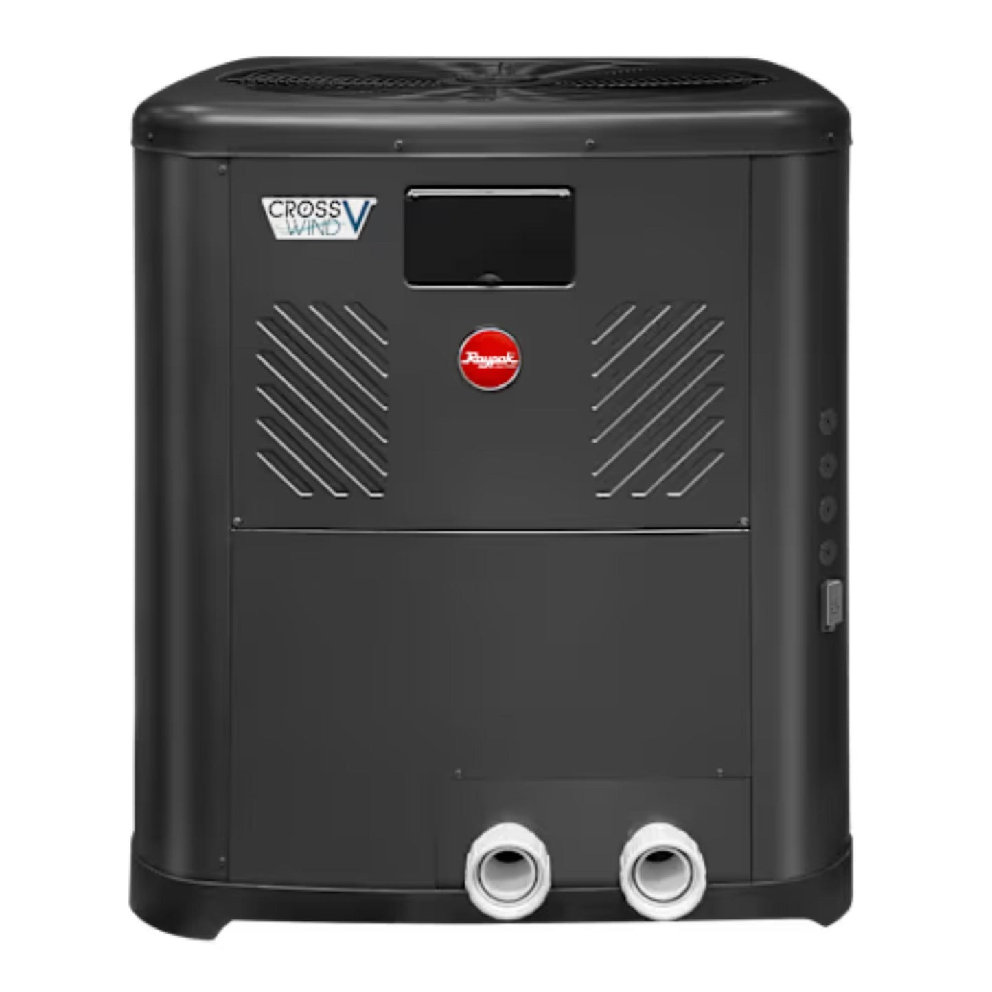 Raypak 65–I–R Crosswind Heat Pump, 65K BTU, 208/230V, 60Hz, 157 lbs, Digital Control, Spiral Titanium Heat Exchanger