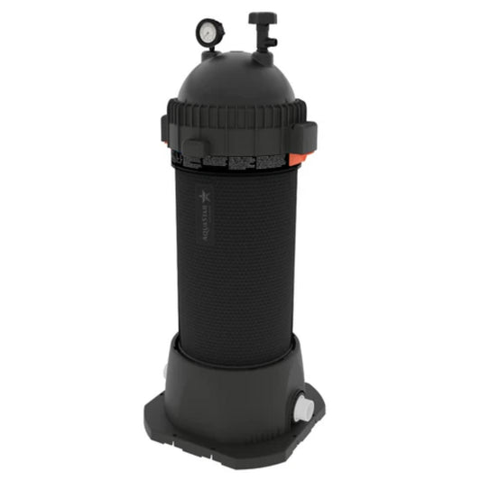 AquaStar Pipeline Cartridge Filter, Small Footprint, Big Filtration, 250 sq. ft, 35,000 gallons